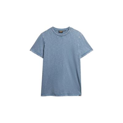 Maglietta girocollo in cotone slub