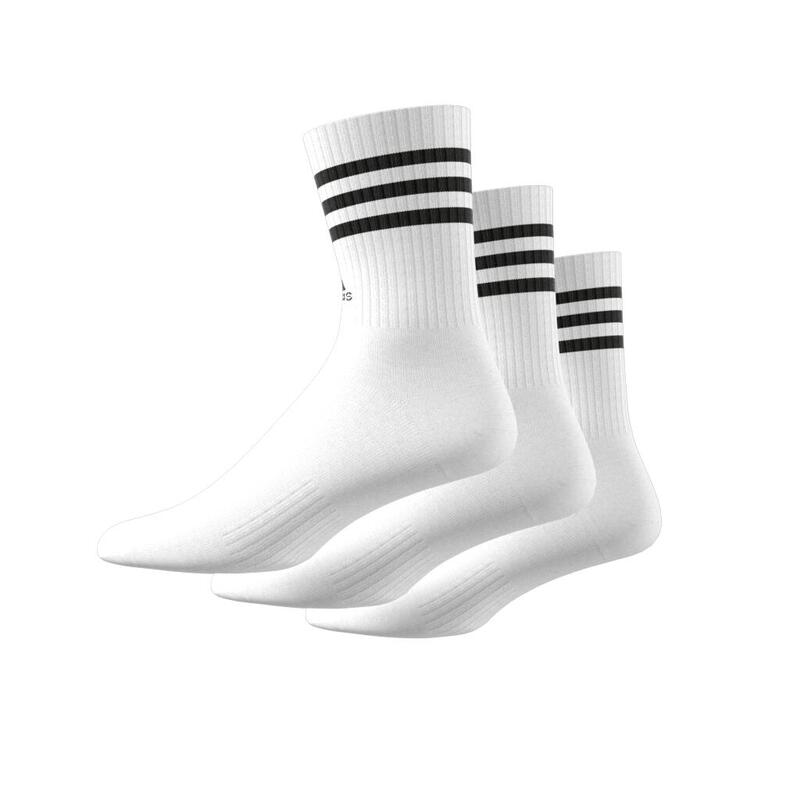 Set de 3 perechi de șosete până la gleznă cu amortizare și 3 dungi