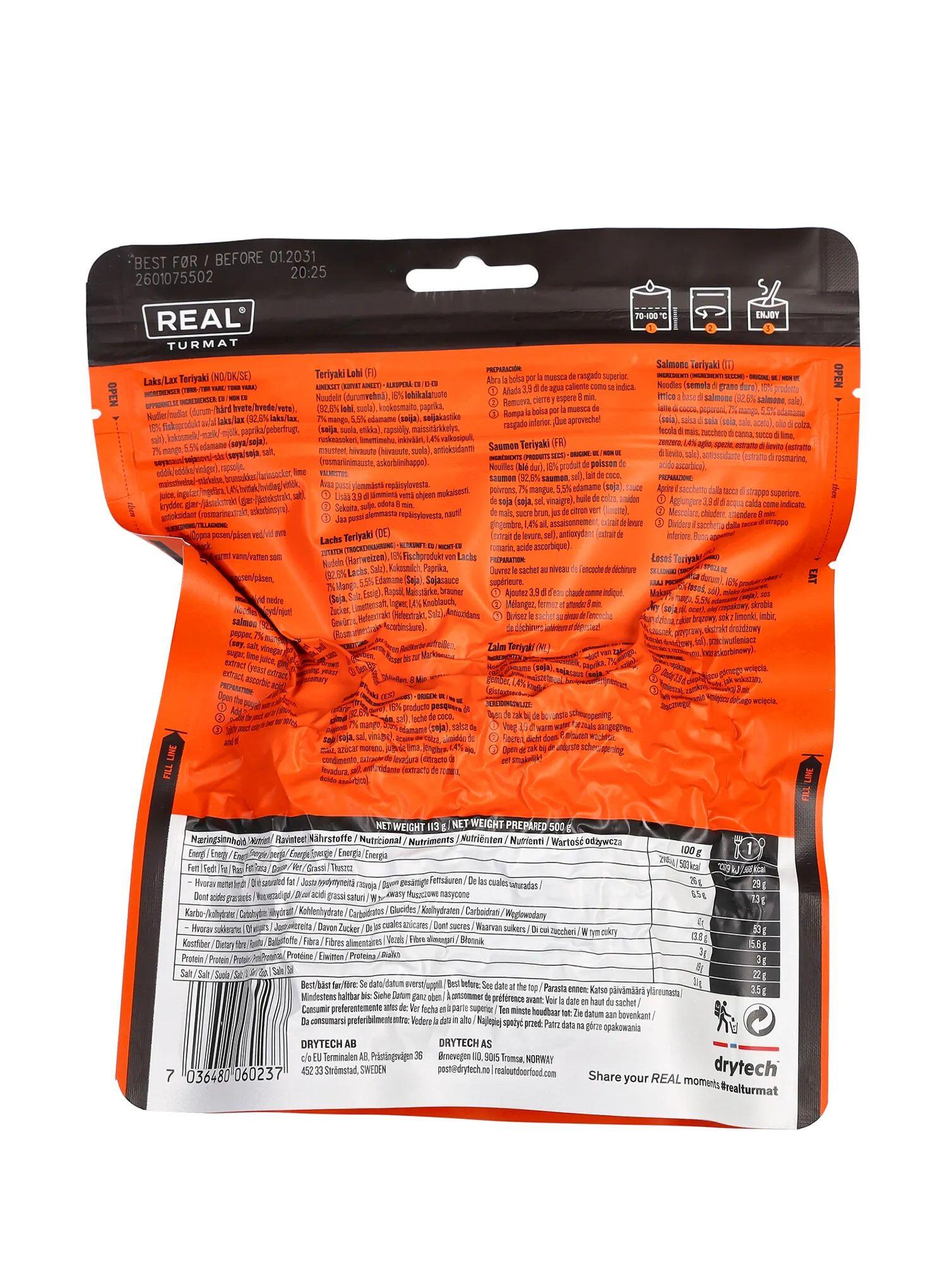 Liofilizat Real Turmat Łosoś Teriyaki 500 g 2/3