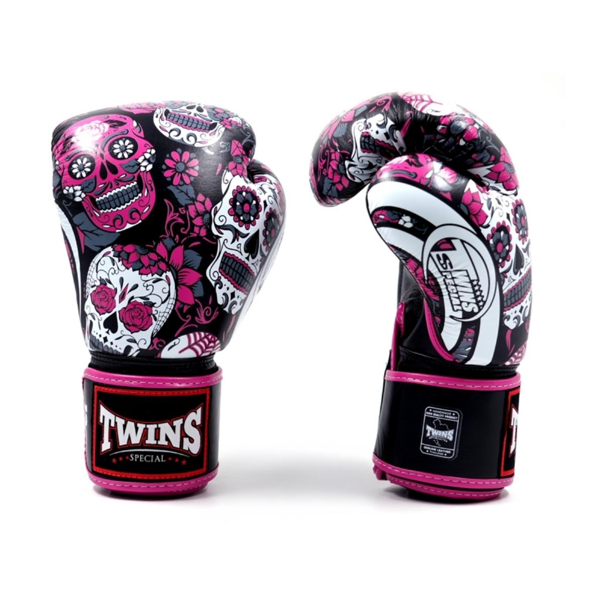 Boxerské rukavice TWINS SPECIAL FBGVL3-53 SKULL 4/4