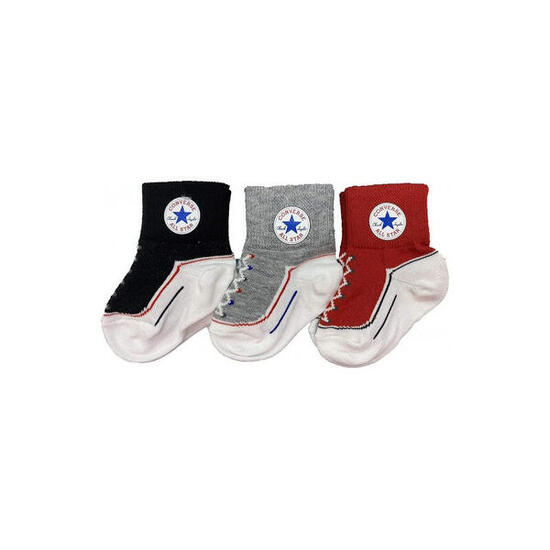 Dziecięce skarpetki w paski Converse (x3)