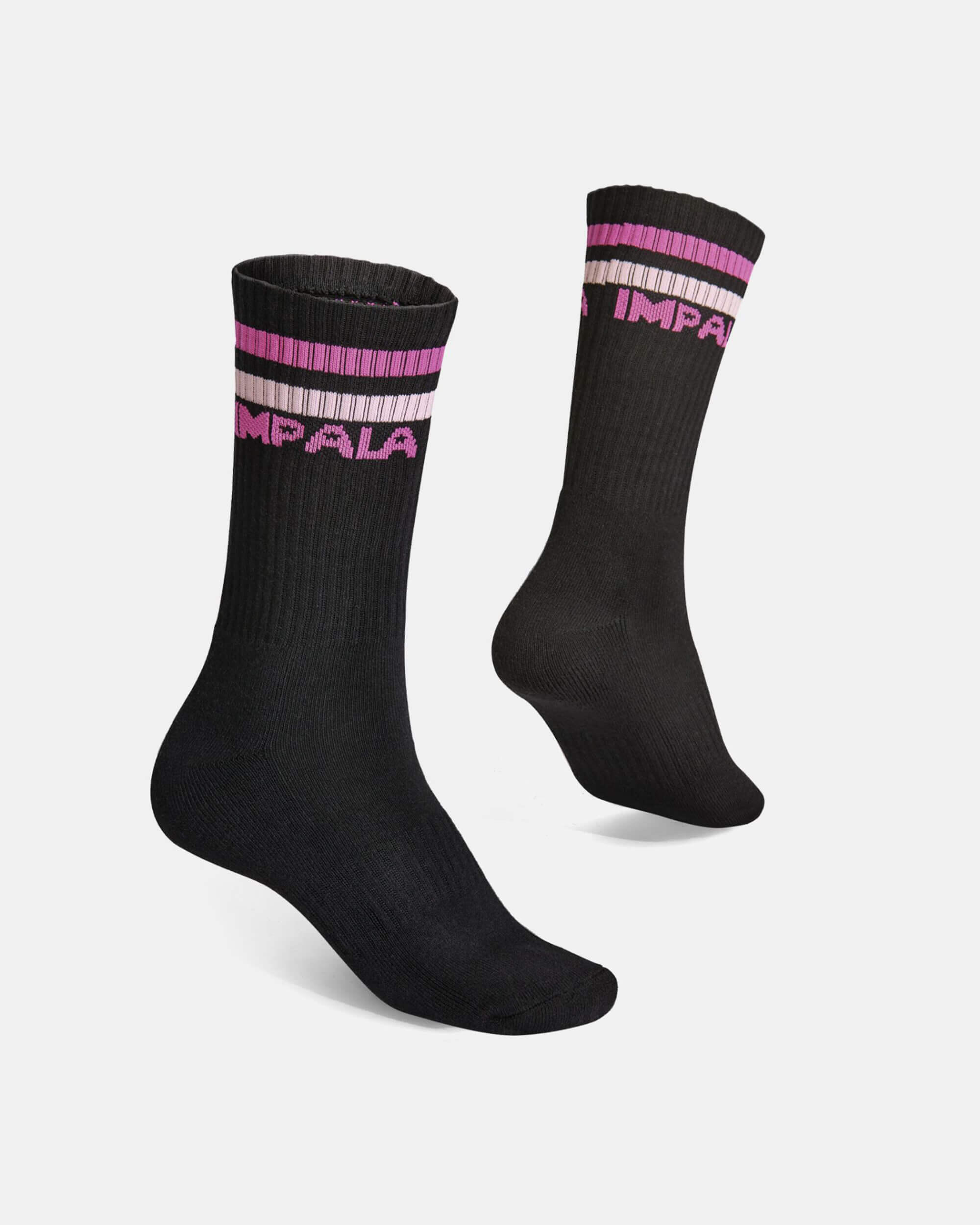Impala Stripe Sock 3pk - Black 2/2