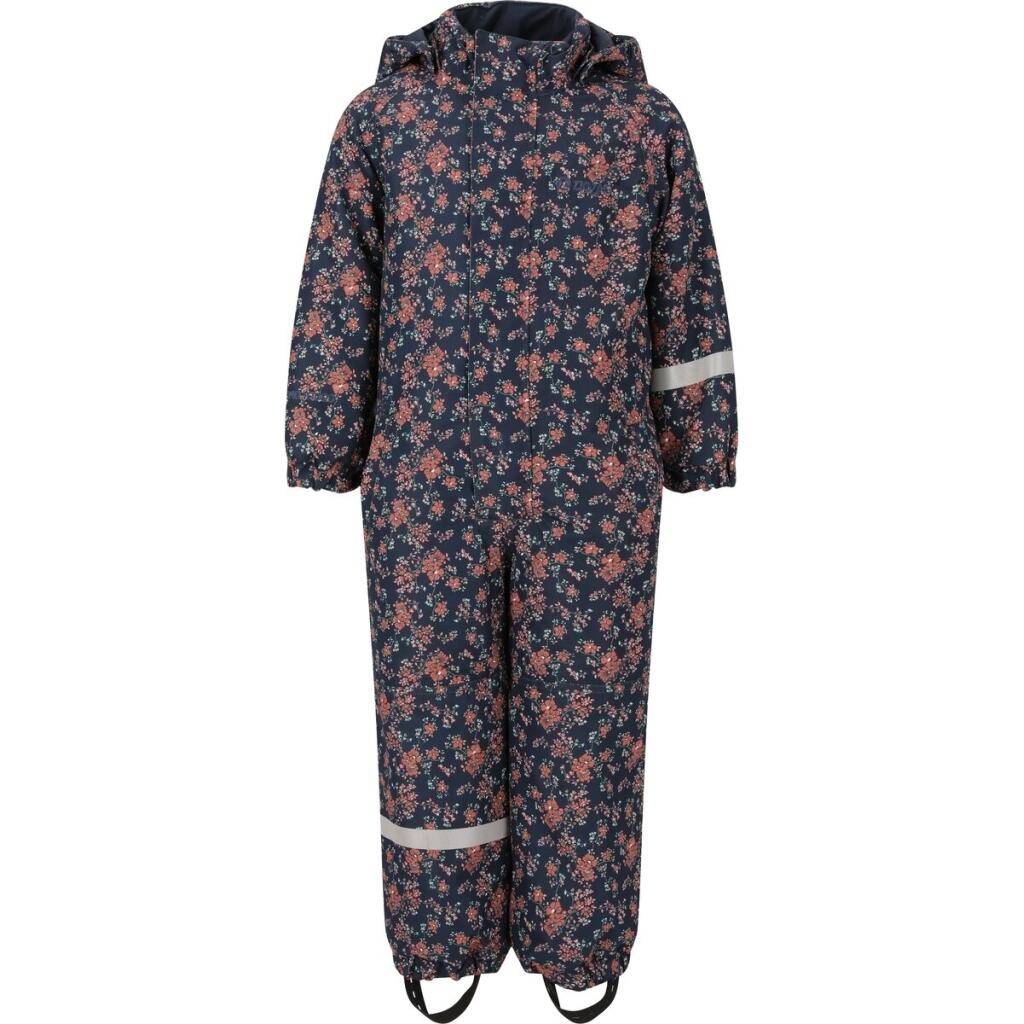 Tuta Intera Bambini Con Cappuccio D-Demogorgon 2026 | Pile Caldo, Maniche Lunghe, Zip Frontale, Design Unico A Fiori Rossi