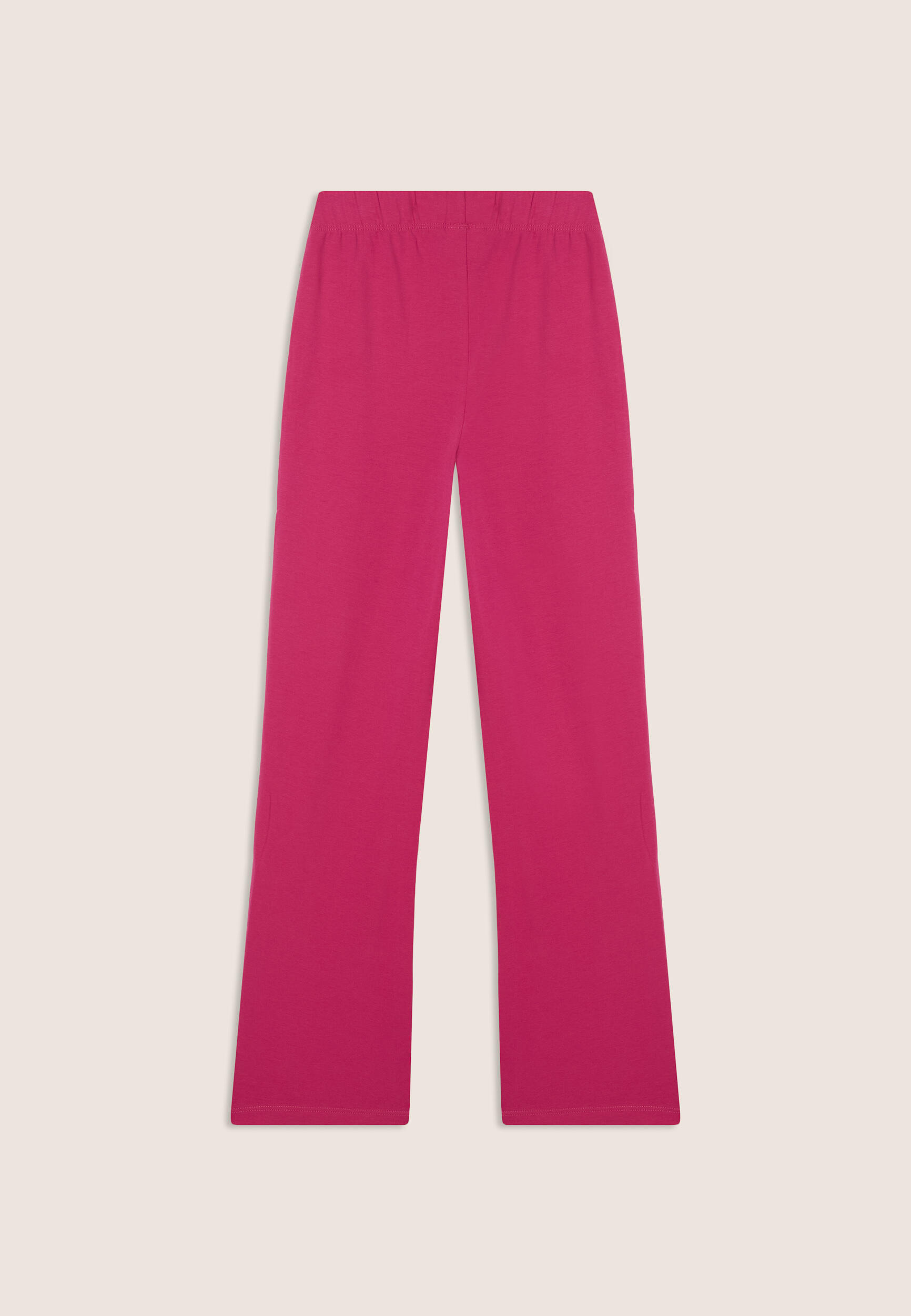 Leggings wide leg bambina con logo tono su tono 2/3