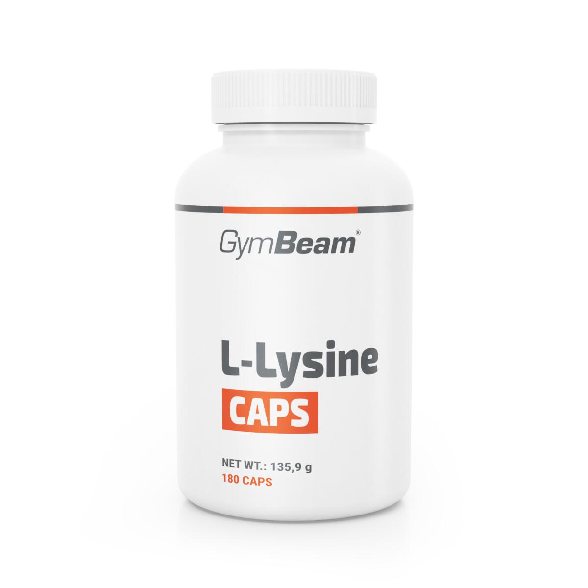 GYMBEAM Aminokyseliny L-lysin kapsle veganský