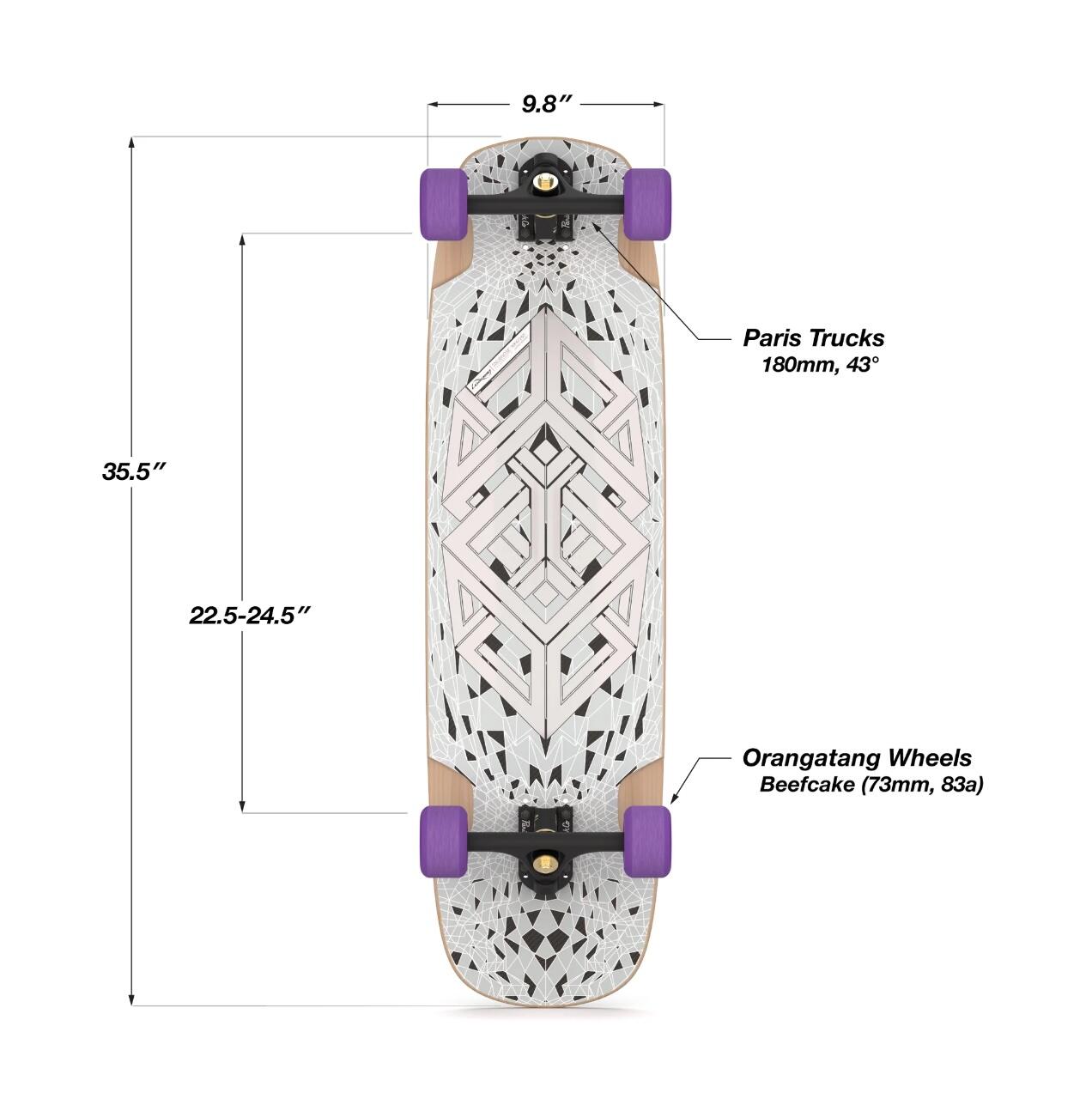 Complete board - Snubnose Tesseract II - Loaded 4/5
