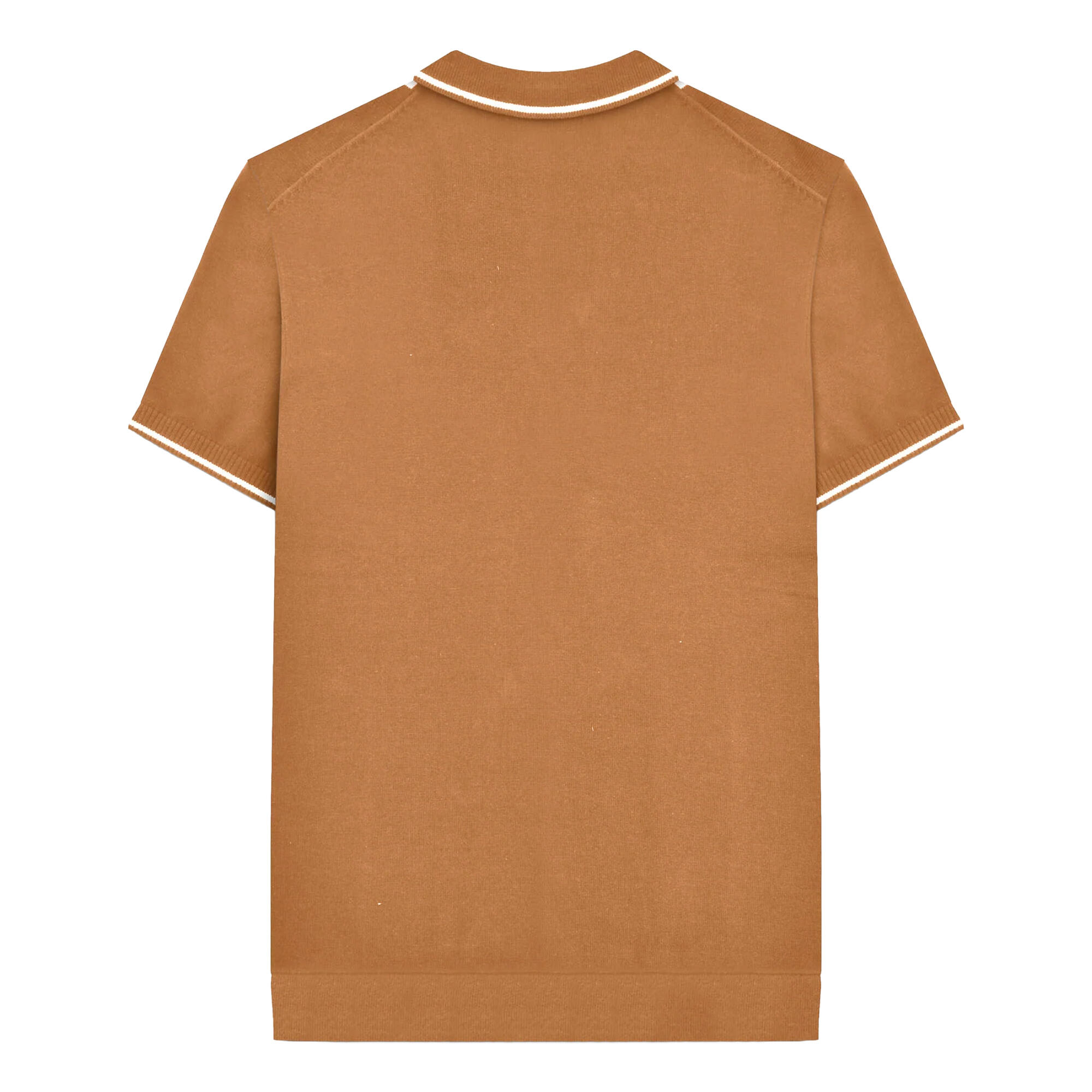 "Greco" Poloshirt für kurzärmlig Herren Tabak 3/3
