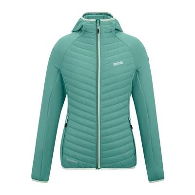 Dames andreson stretch water-repellent hybrid quilted jas