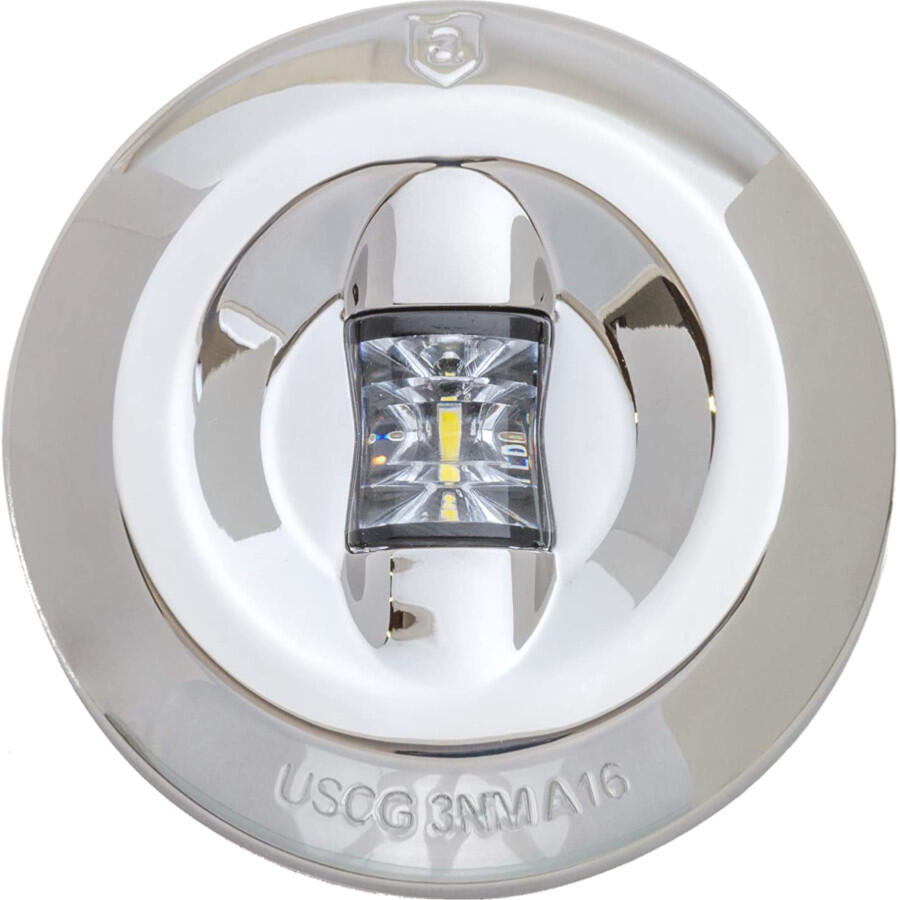 Feu Blanc de Poupe 135° LED Inox 2/3