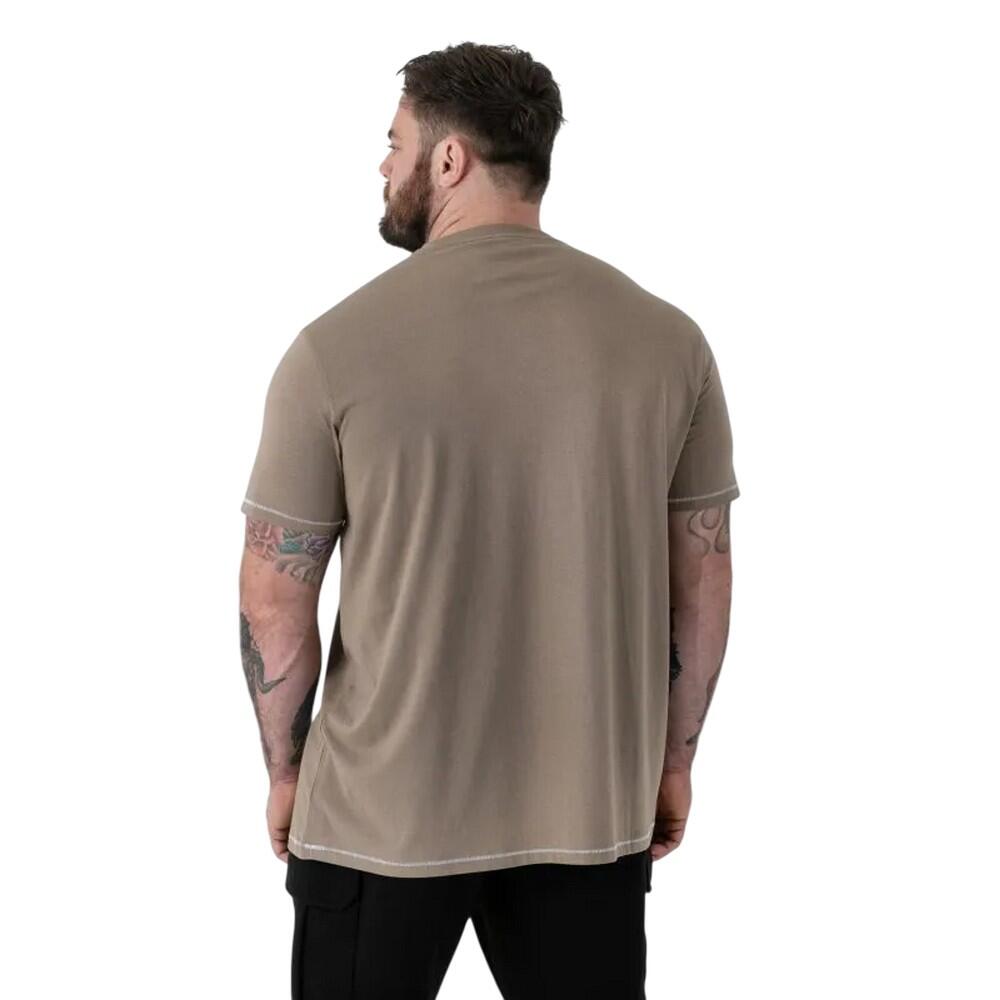 "Jarrett D55" TShirt für , Kingsize Herren Steinfarben 3/4