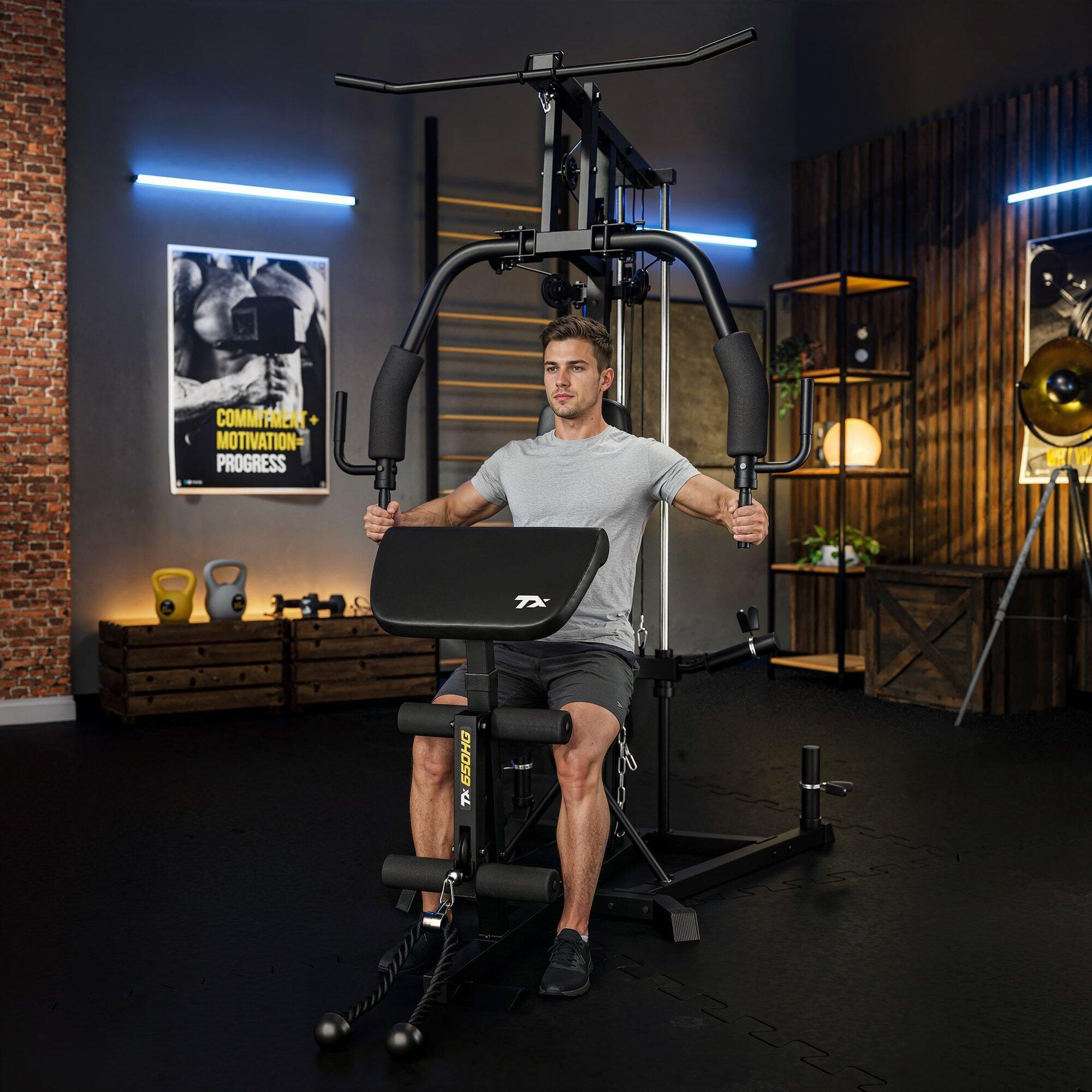 Multigimnasio Trex Sport TX-650HG con polea para entrenamiento en casa 4/7