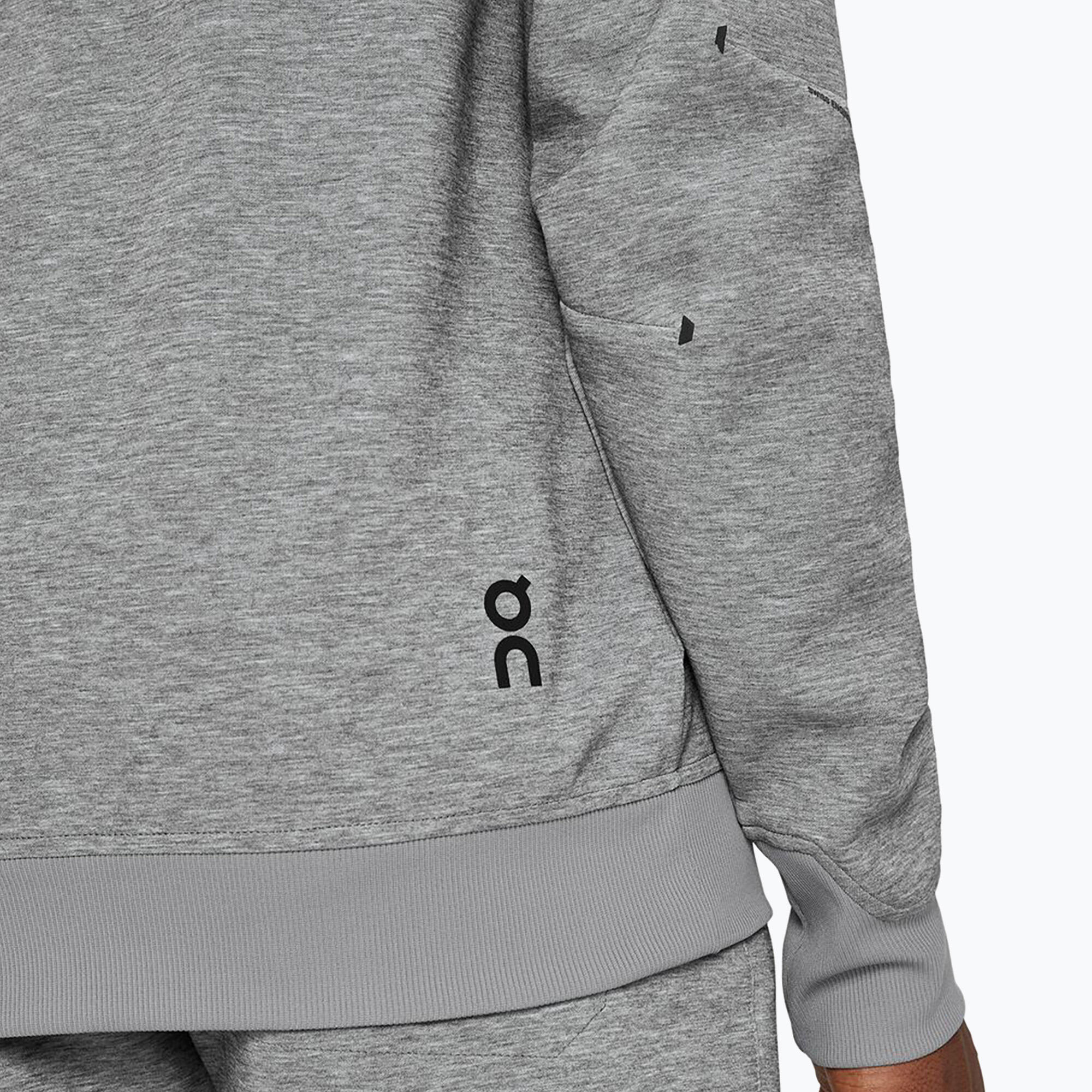 -RUNNING REISSVERSCHLUSS HOODIE GRAU HERREN 6/6