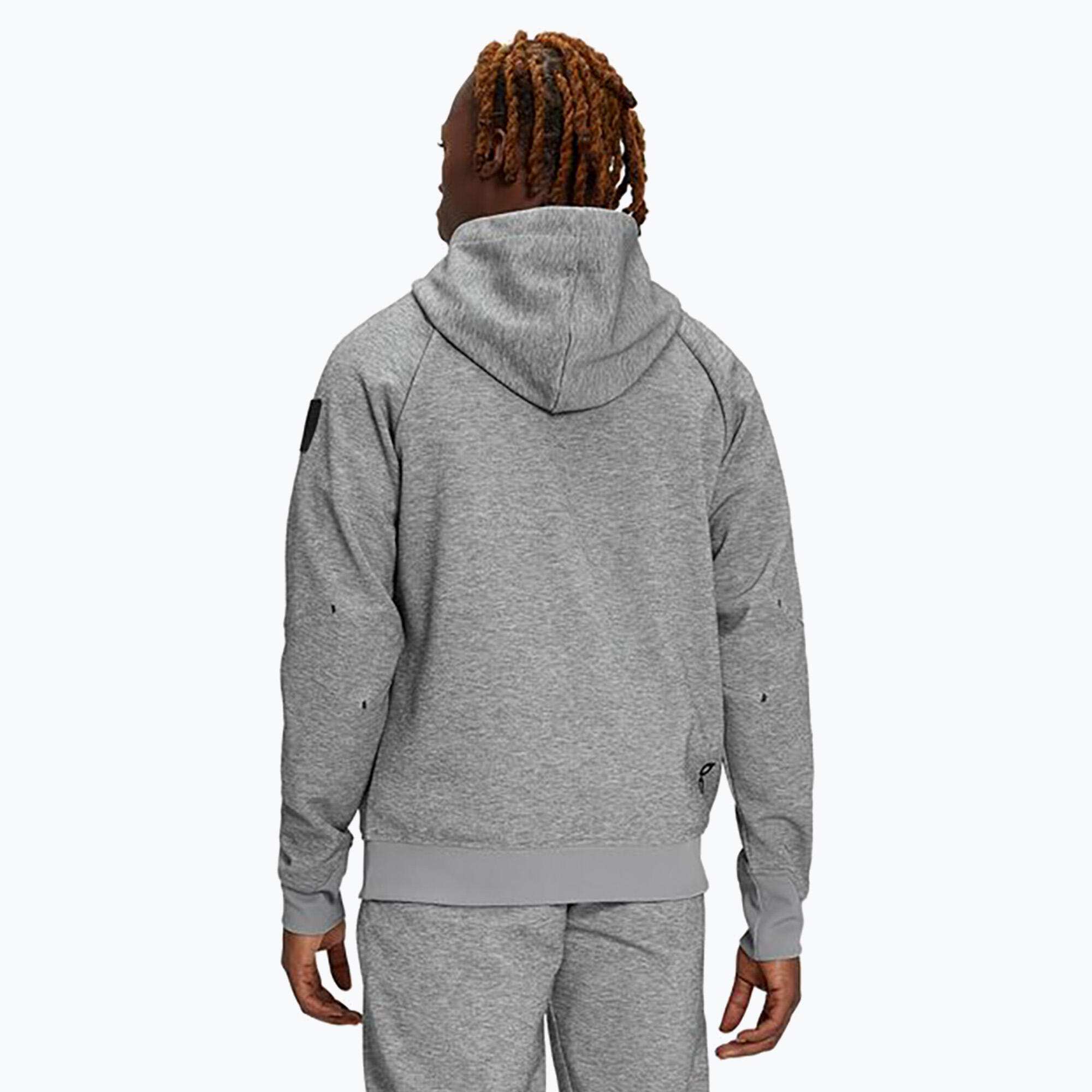 -RUNNING REISSVERSCHLUSS HOODIE GRAU HERREN 2/6