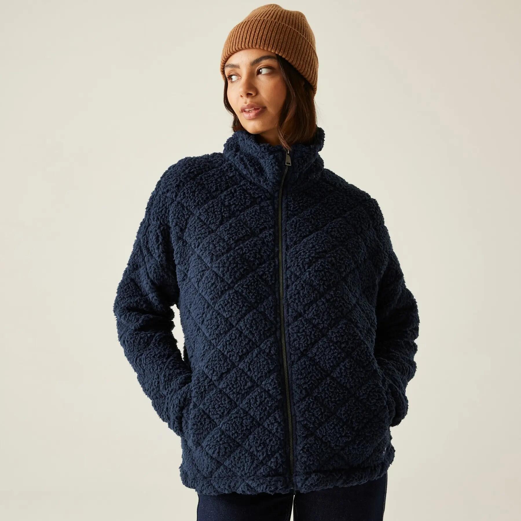 Veste Polaire Regatta Halona Femme - Fermeture éclair - Manteau Extérieur Mi-long - RWA399