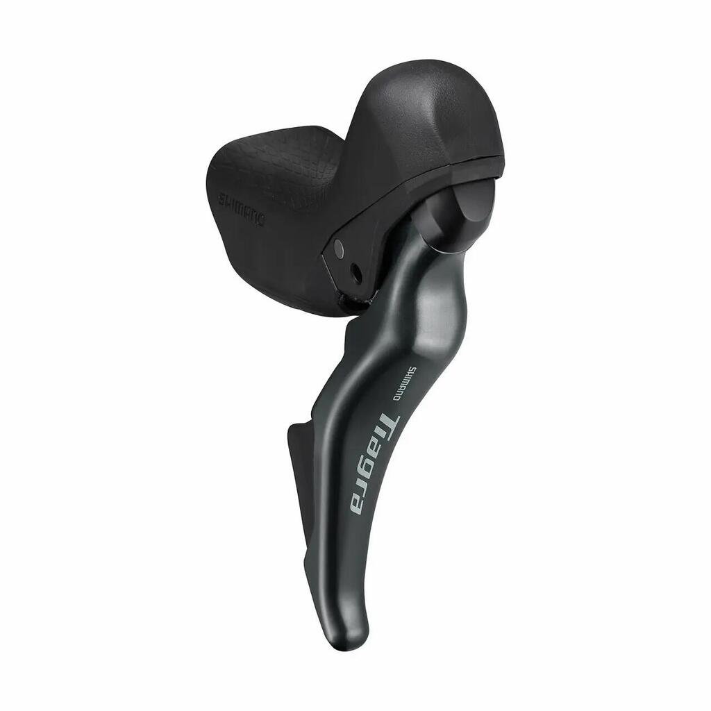 Double control lever for derailleur and brake (for racing handlebars, hydraulic