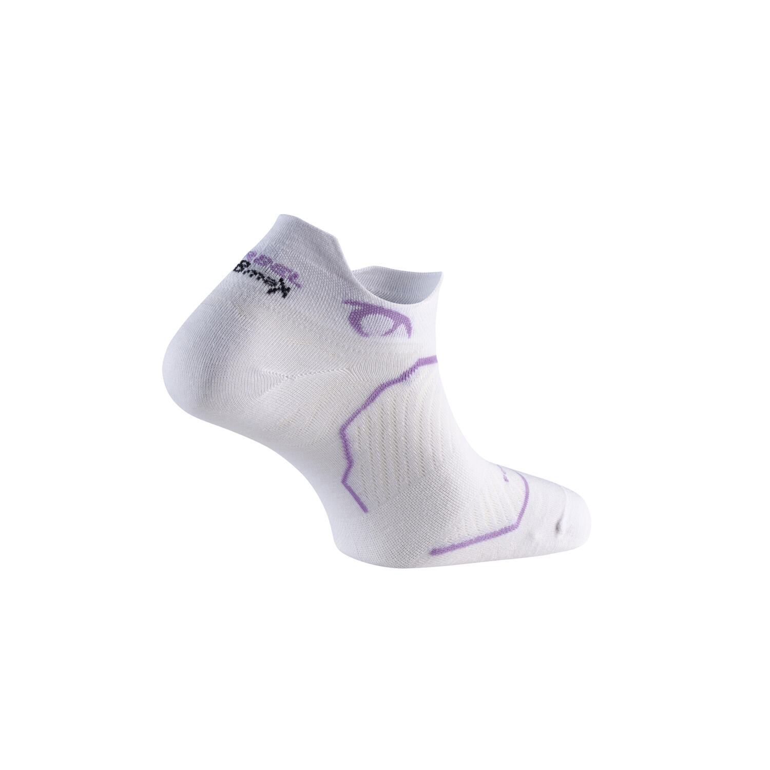 Race Two Socks Branco/ Lavanda corrida Unisex Branco LURBEL 2/3