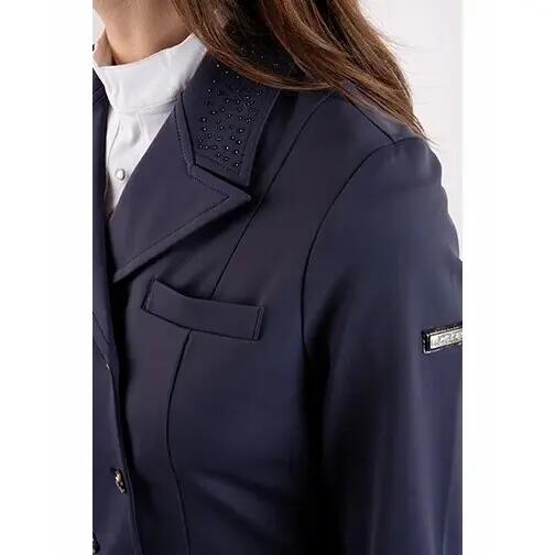 Lange Turnierreitjacke Damen Montar 3/4
