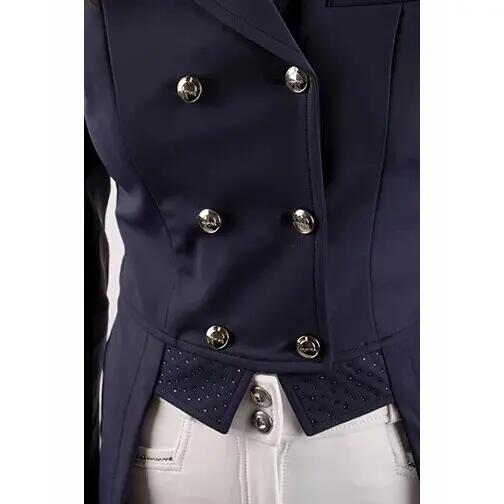 Lange Turnierreitjacke Damen Montar 4/4