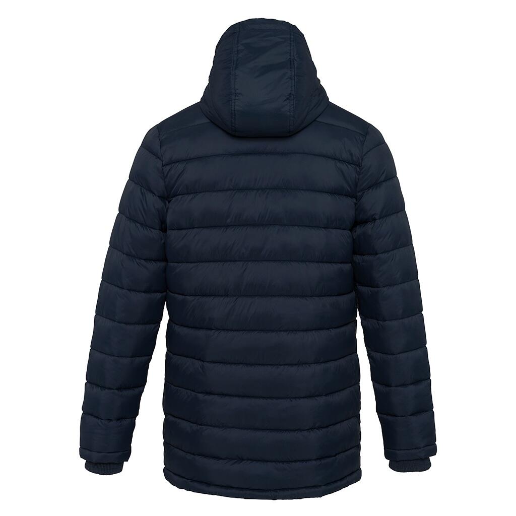 Parka Lungo Leggero Imbottito Uomo Kariban Blu Navy 2/2