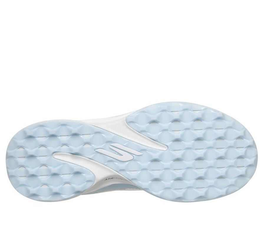Sapatilhas de golfe Skechers Pure SI para mulheres, brancas 3/5