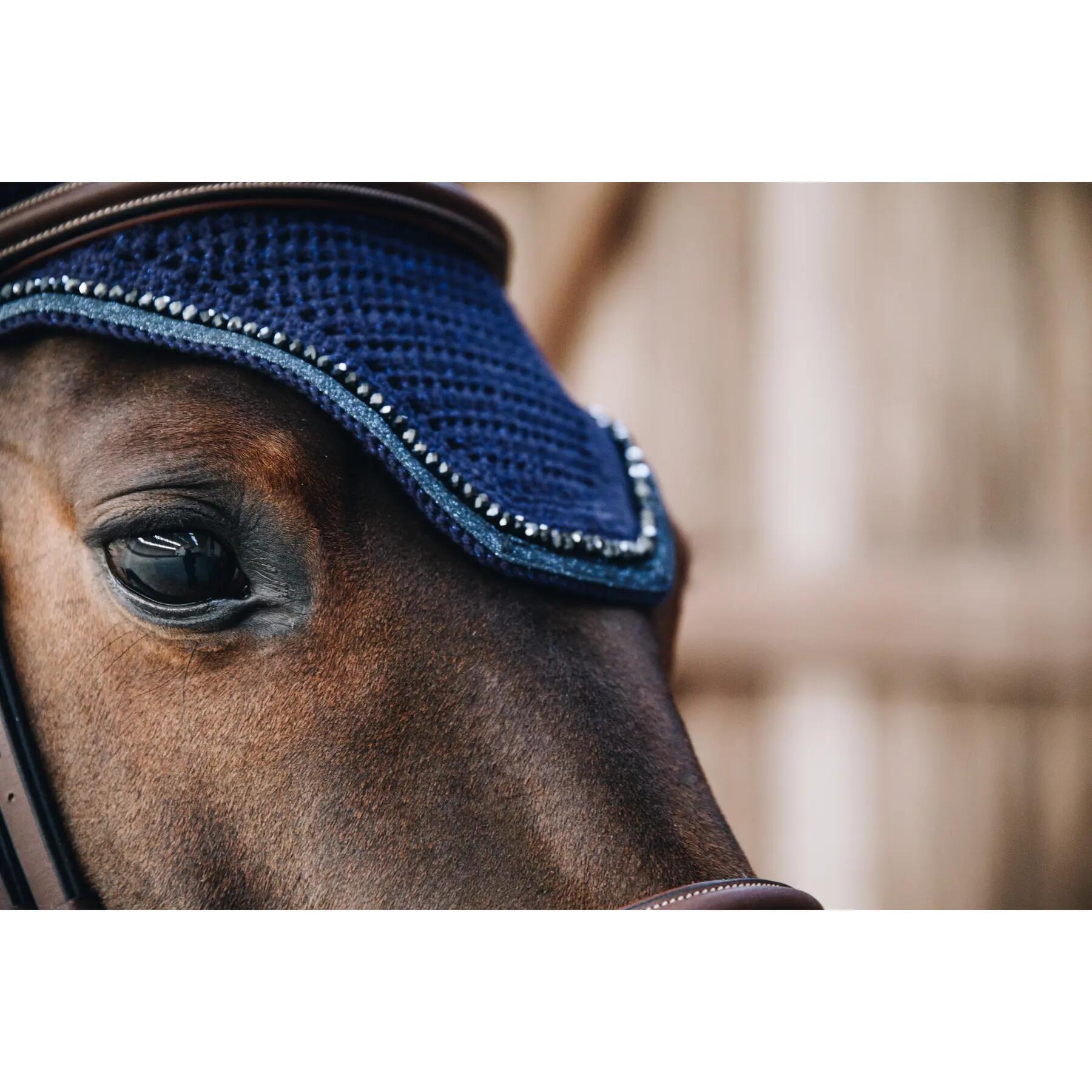 Bonnet anti-mouche glitter marine foncé 2/5