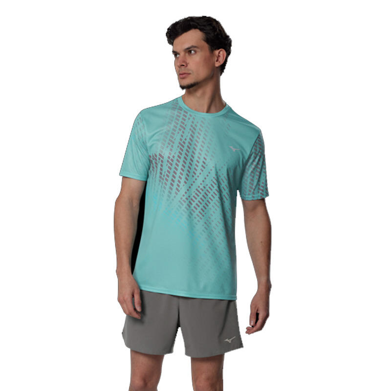 Koszulka do biegania męska Mizuno Core Graphic Tee 3/4