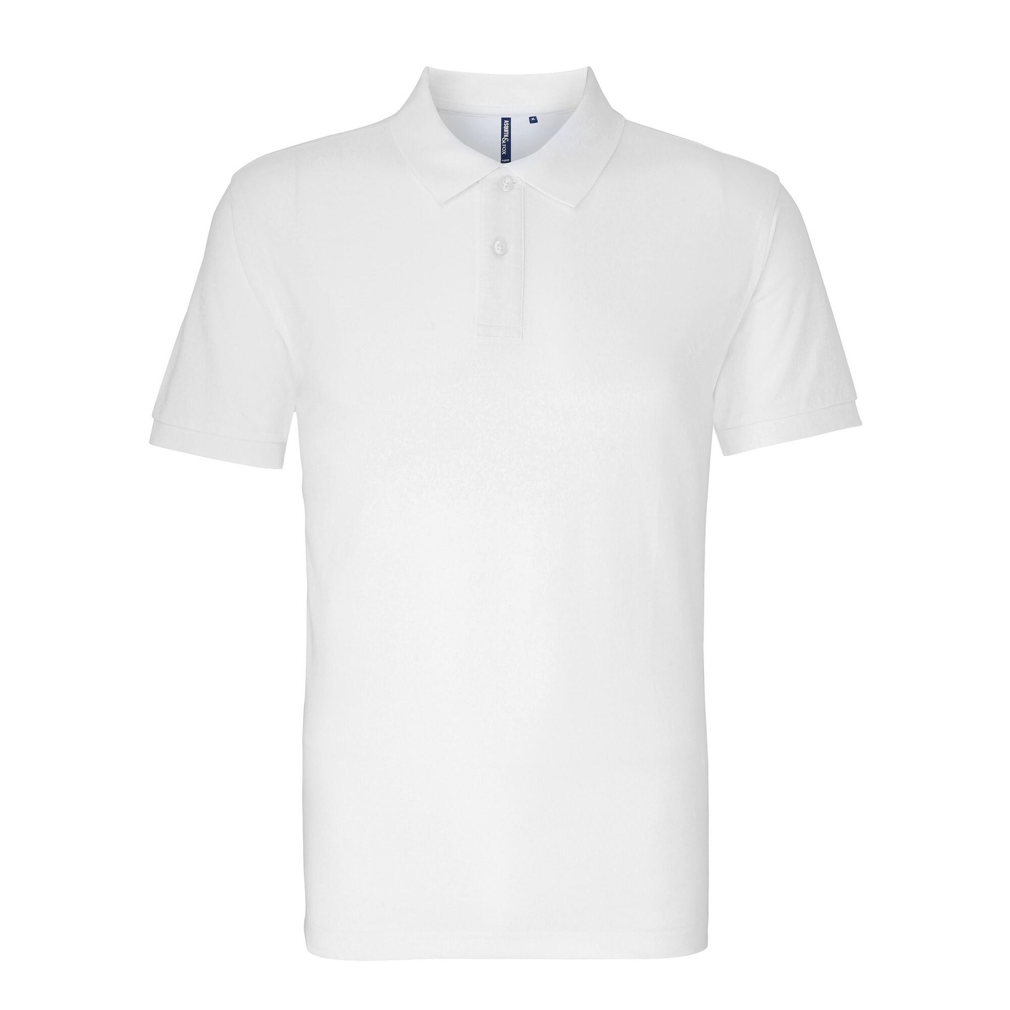 Herren PoloShirt, Kurzarm Damen und Herren Weiß 2/3