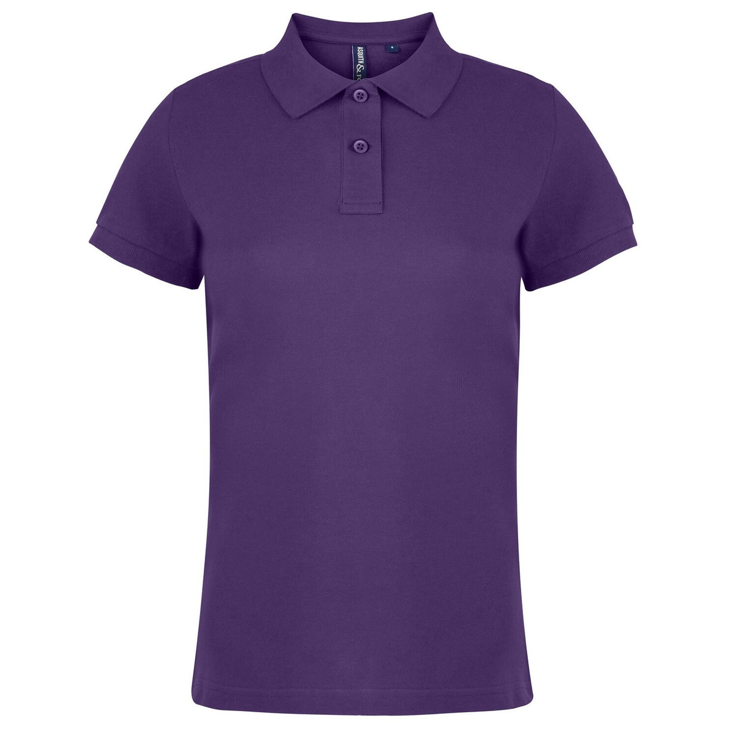 PoloShirt, Kurzarm Damen Violett 2/2