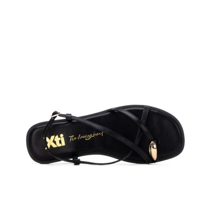 Sandalias Planas Mujer Xti  Negro 2/4