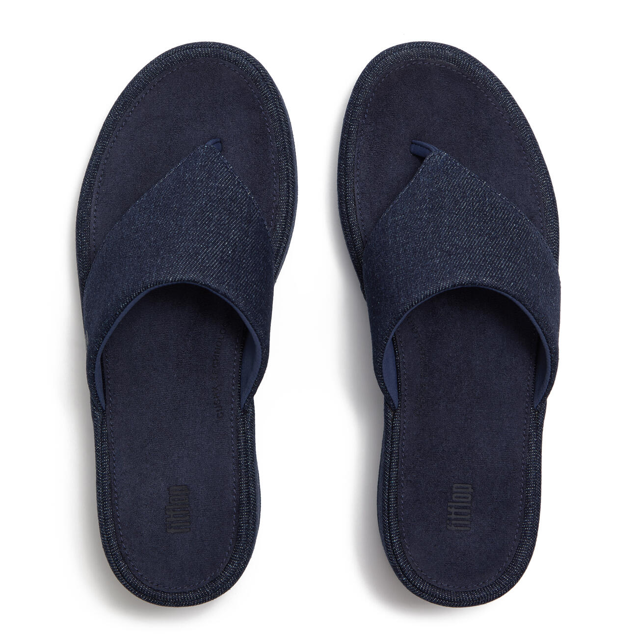 Sandales à bride avant et talon compensé en denim FitFlop 5/7