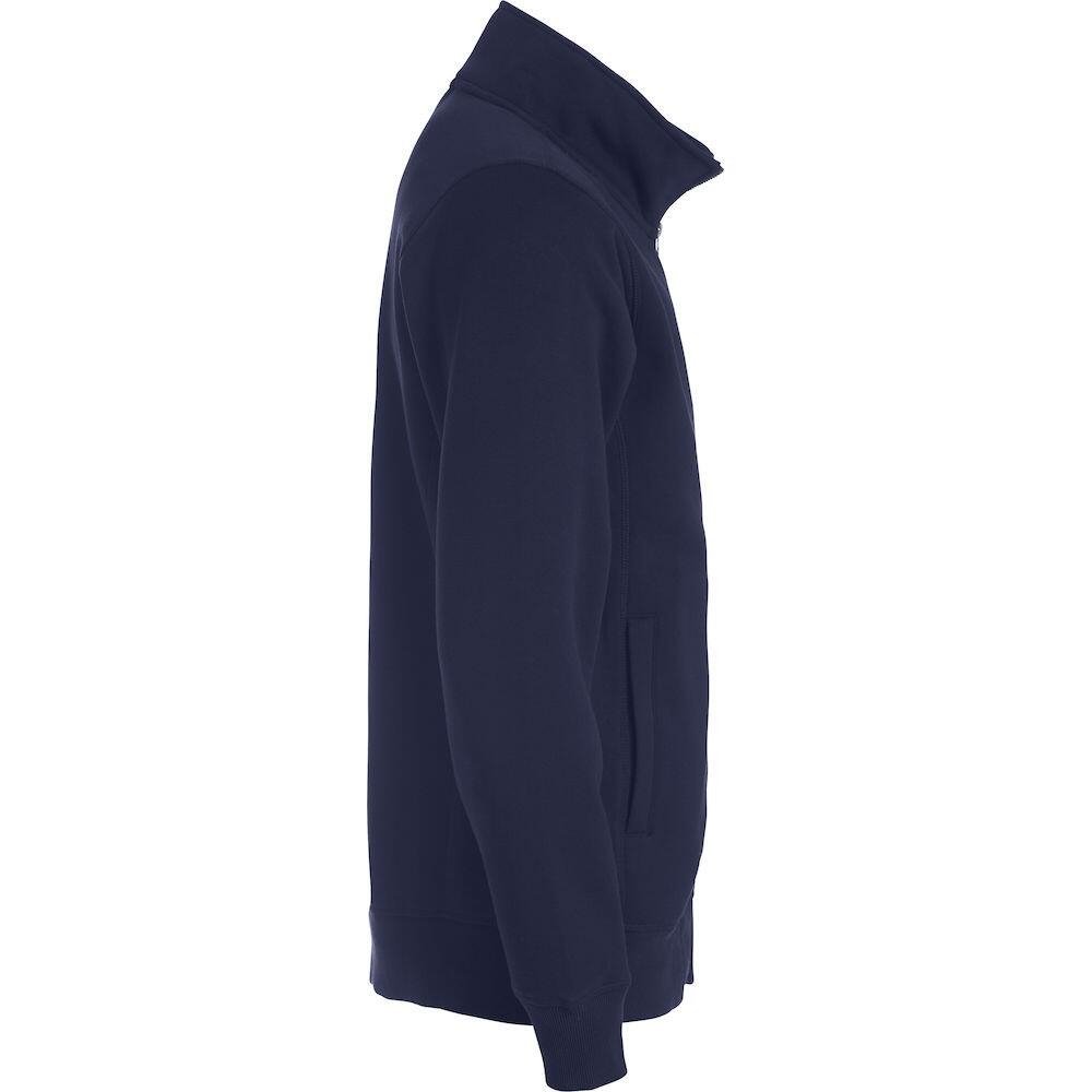Mens Classic Full Zip Cardigan (Dark Navy) 4/4