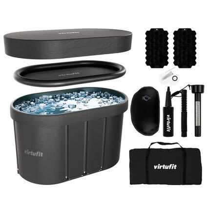 Bain de glace ovale - Anthracite - 500 litres