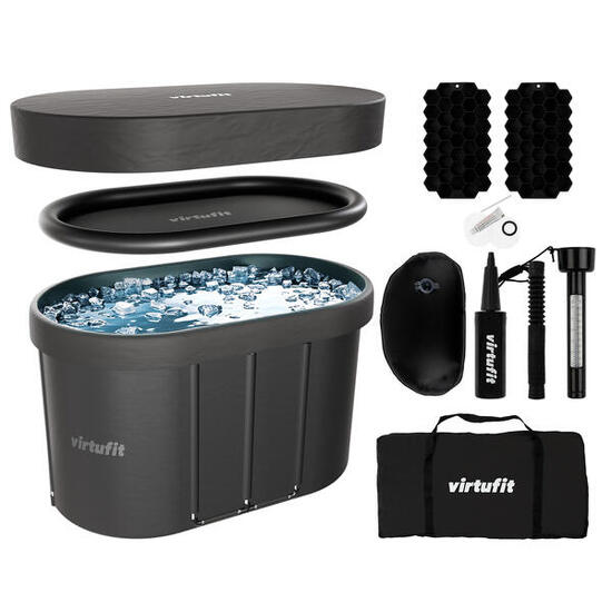 Bain de glace ovale - Anthracite - 500 litres