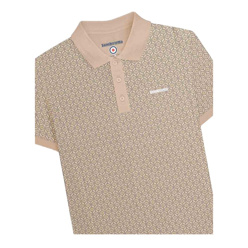"AW24" Poloshirt für Herren Steinfarben 4/6