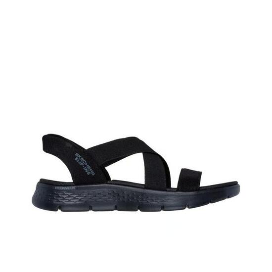 Sandales Plates Femme Skechers Go Walk Flex Sandal Noir