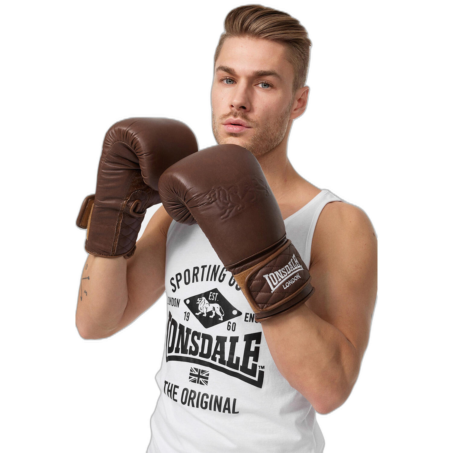 Guantes de boxeo vintage Lonsdale 5/7