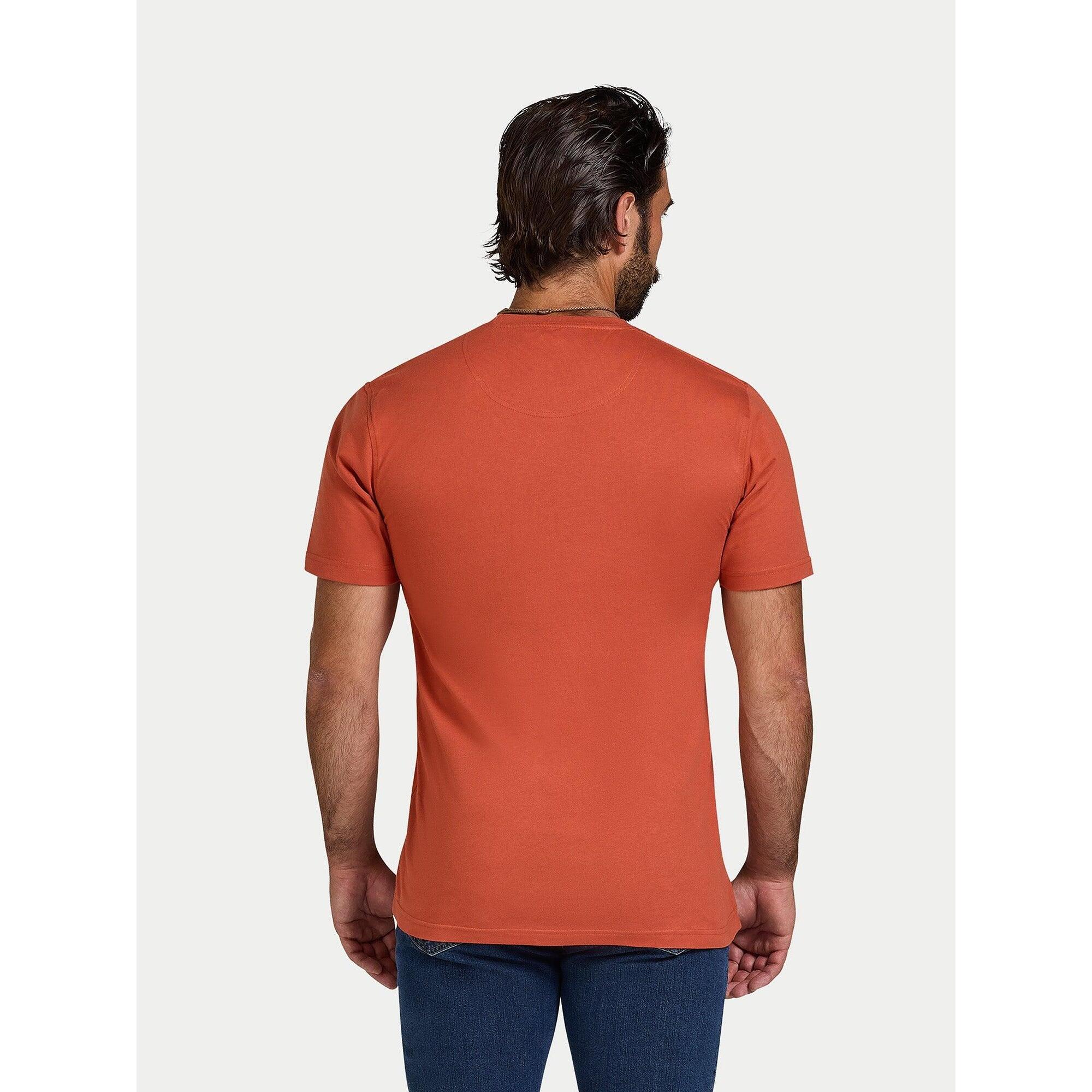 "Classic" TShirt für Herren Orange 3/4