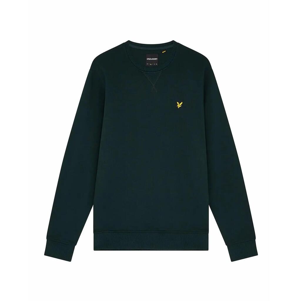 Lyle & Scott Crew Mens Dark Green Sweater