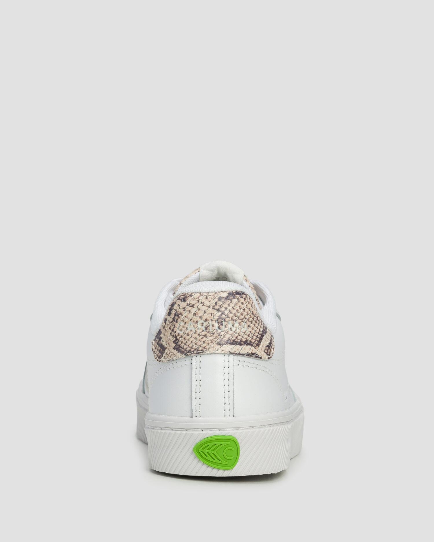 Sneakersy skórzane Cariuma Salvas White Leather Snake Skin 6/7