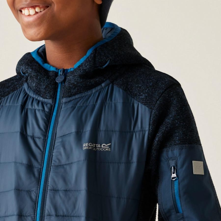 Chaqueta con capucha híbrida para niño Regatta Newhill 6/7