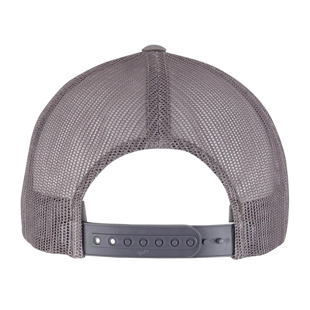 Unisex RetroTruckerkappe Damen und Herren Stahlgrau 2/3