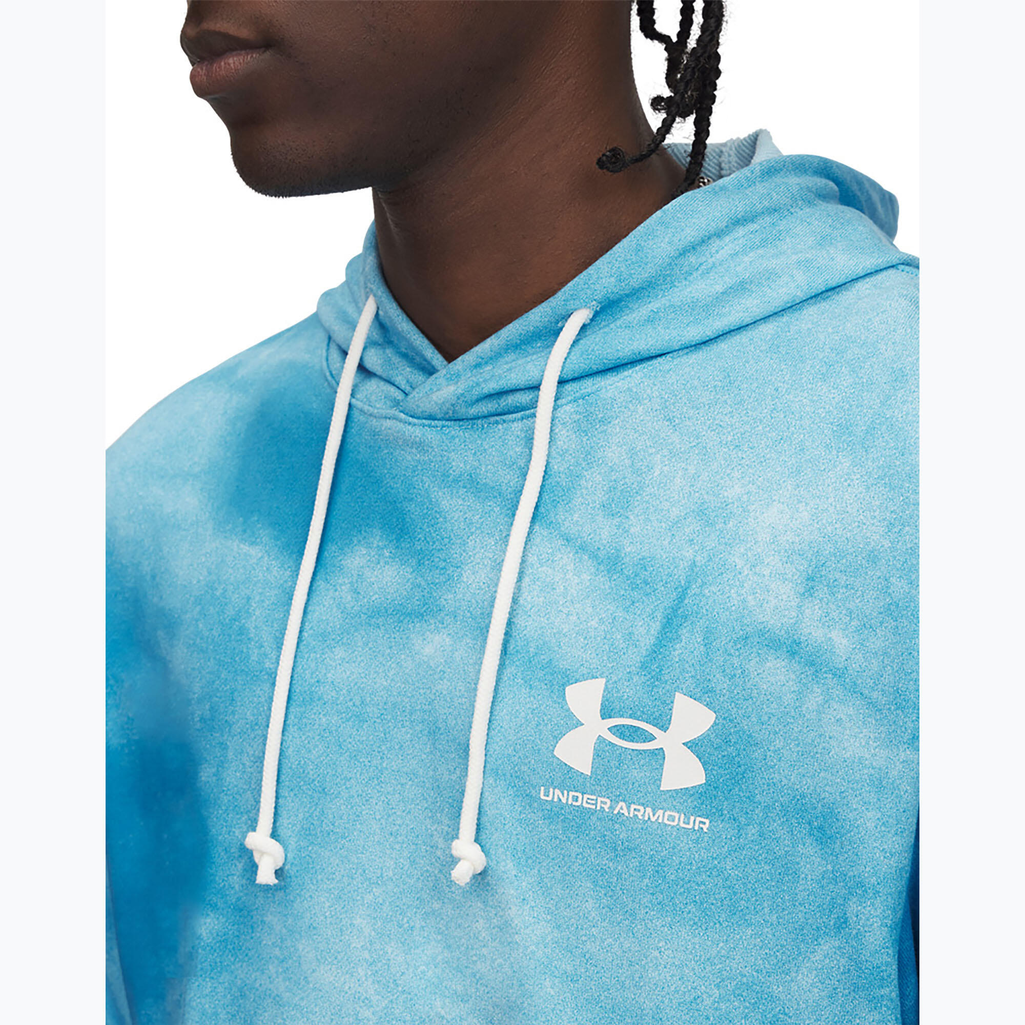 Herren-Sweatshirt Under Armour Rival LW Graphic Hoodie 3/4