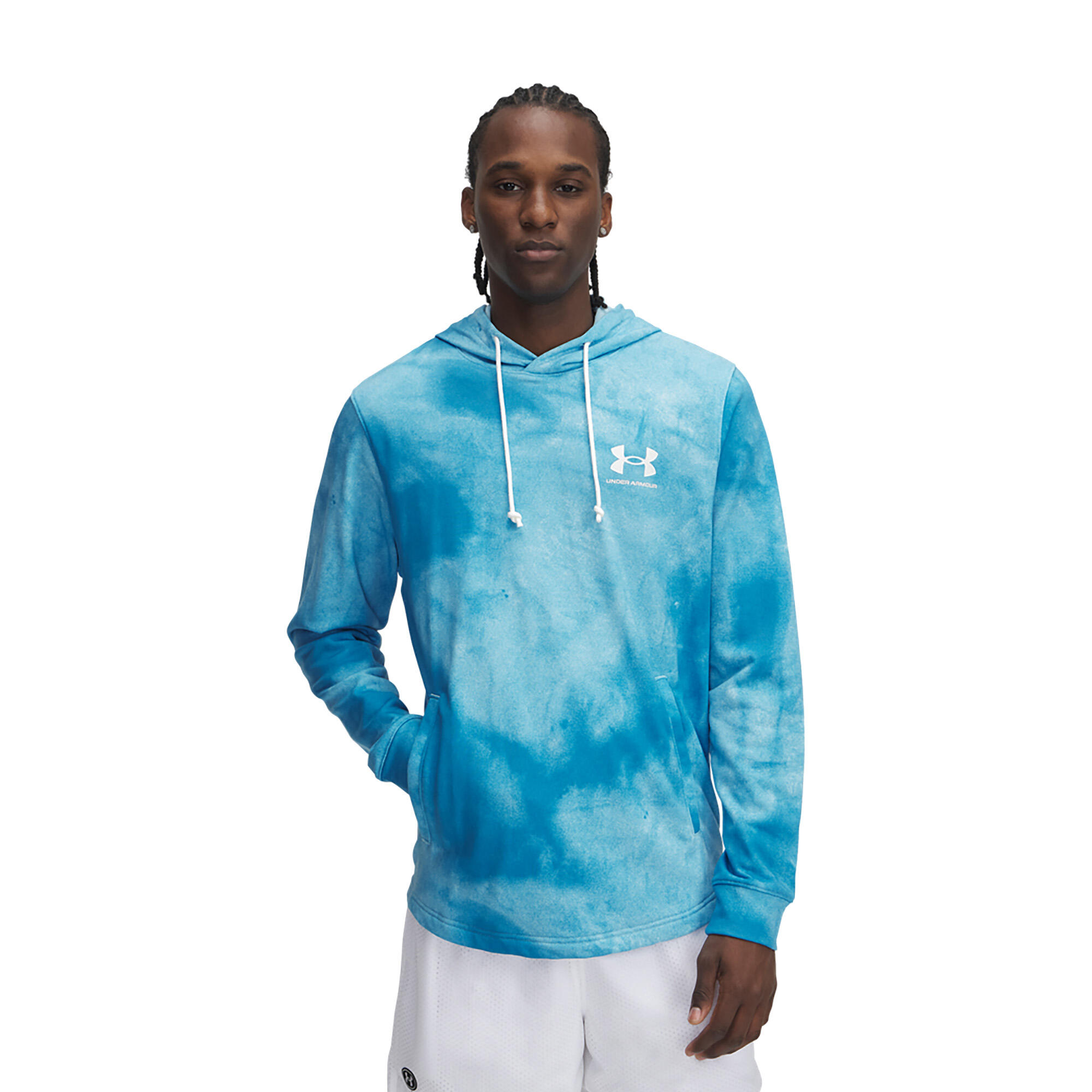 Herren-Sweatshirt Under Armour Rival LW Graphic Hoodie 4/4