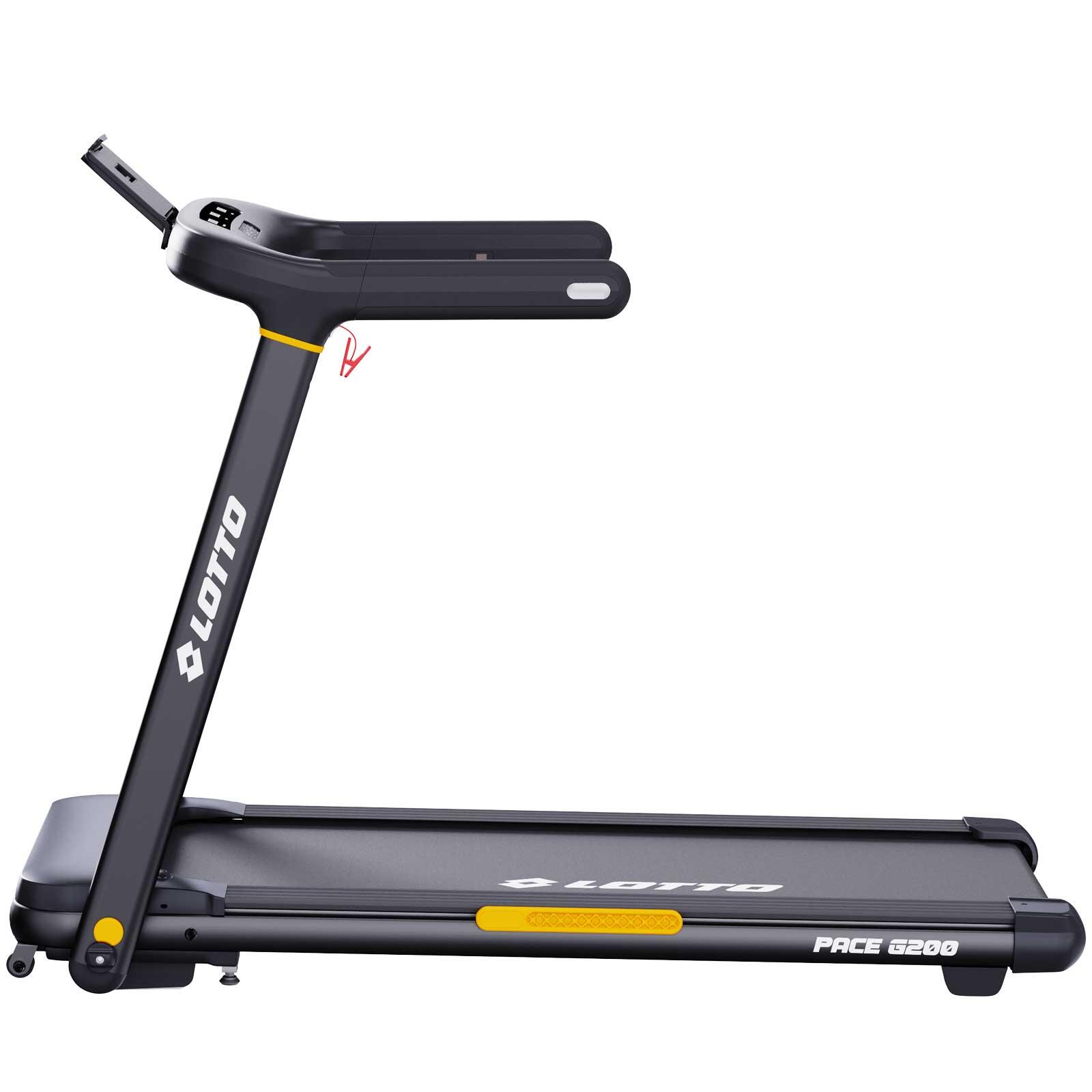 Tapis de course Lotto Pace G200 2.5HP 15 km/h inclinaison manuelle 2 niveaux 2/6