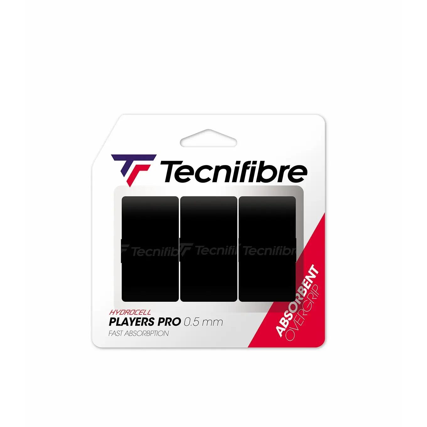 Overgrip da tennis Tecnifibre Players Pro (x3) 1/5