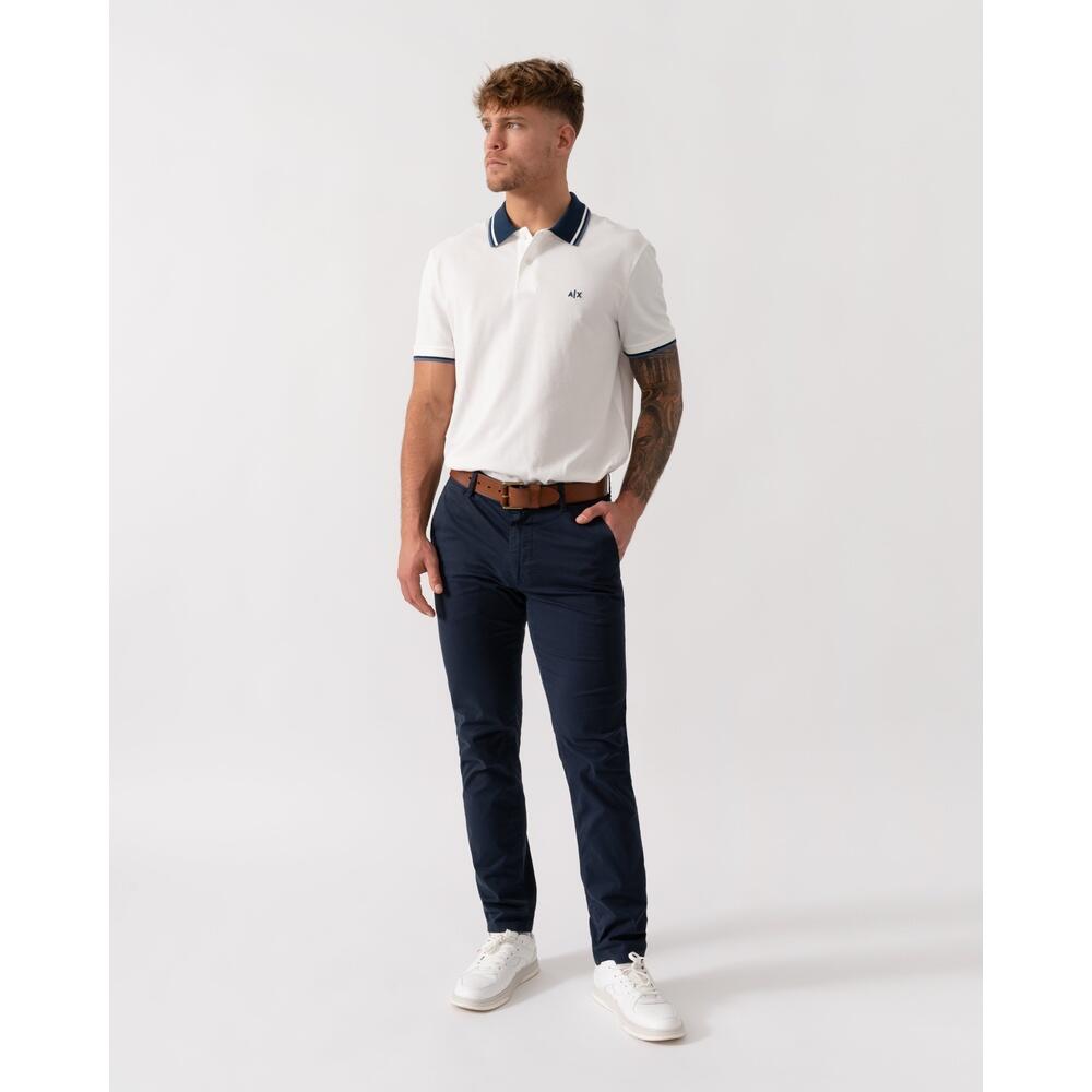 Mens Training Polo Shirt Contrast Tip