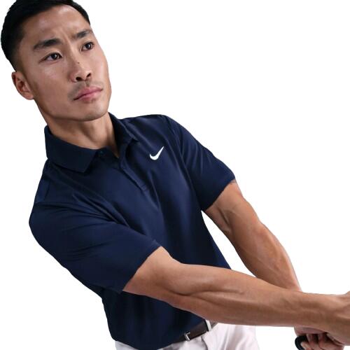 Polo da golf da uomo Nike Vlcity SS Solid, blu 3/3