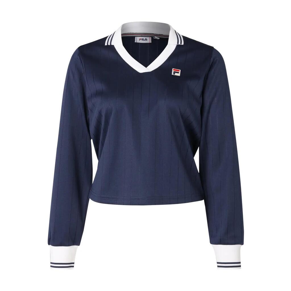 Women's long-sleeved polo shirt Fila Lawe