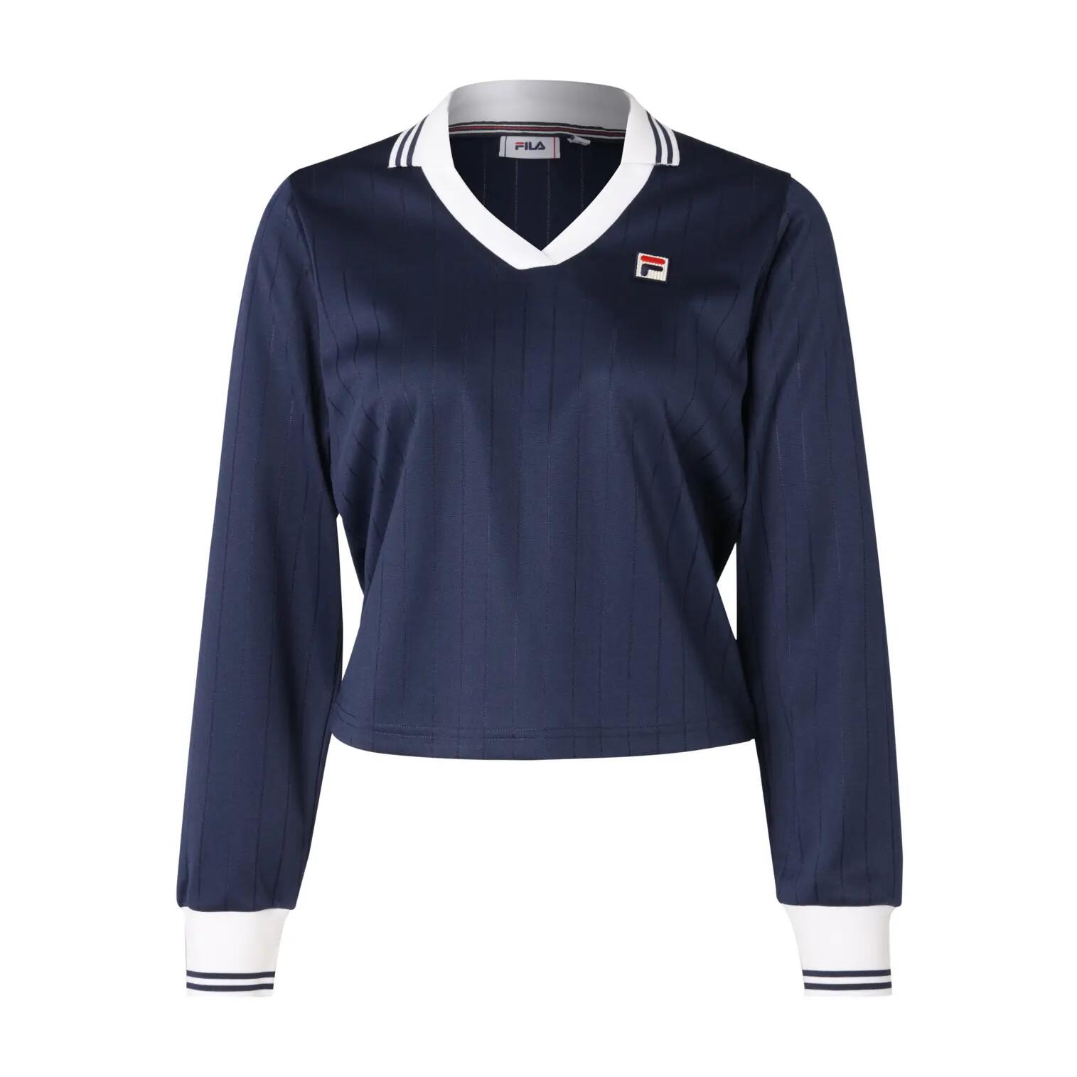Polo-Shirt, langarm, Damen Fila Lawe 1/3