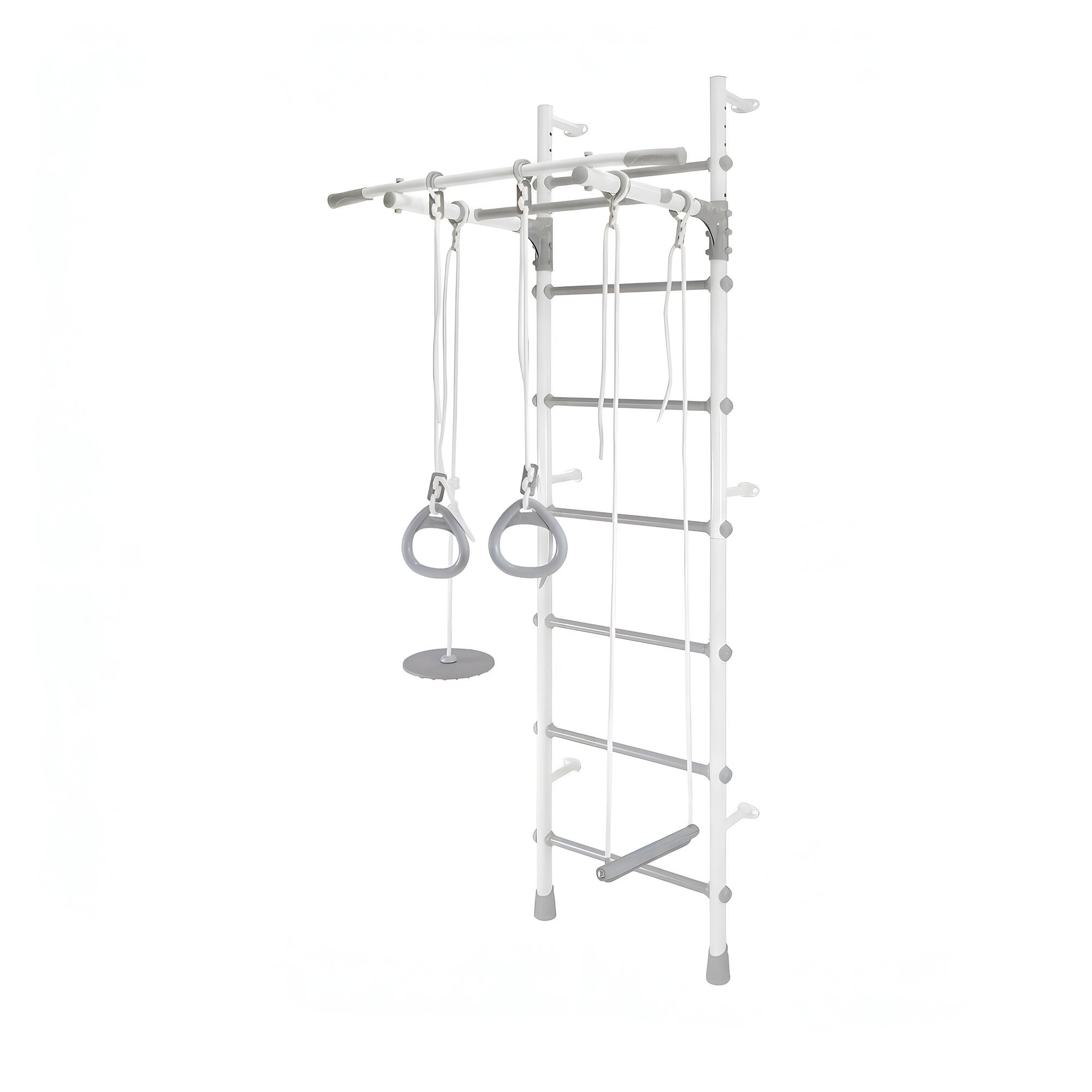 Enfants Gymnastique Espalier Intérieur Vanilia Blanc/Gris 3/7